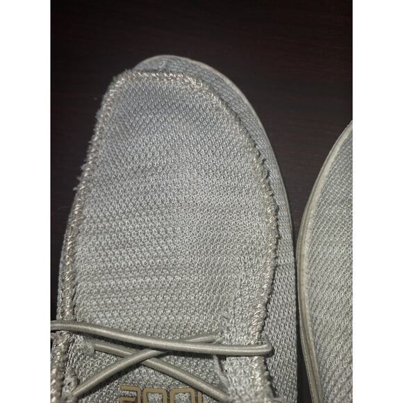 Hey Dude Slip On Shoes Mens Size 8 Wally Sox Casual Mesh Shoes Beige - Picture 13 of 16